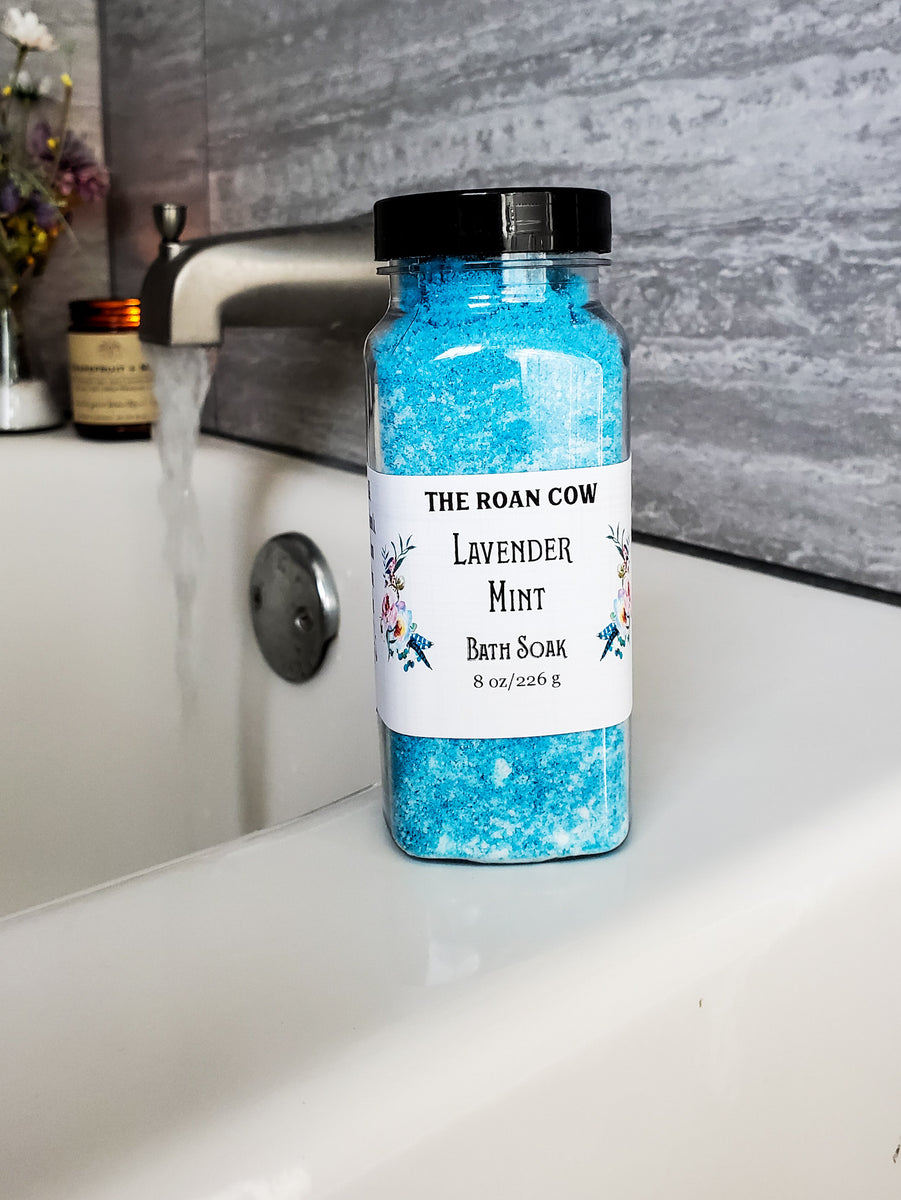 Lavender Peppermint Bath Soak TheRoanCow